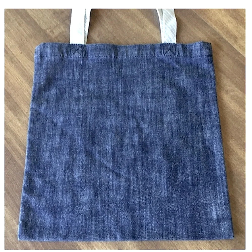 NWOT London Jean Denim Shoulder Tote Bag 12”x13”